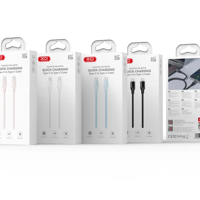 Dây sạc nhanh XO NB Q291 - Cáp sạc chất lượng cao, truyền dữ liệu hiệu quả.