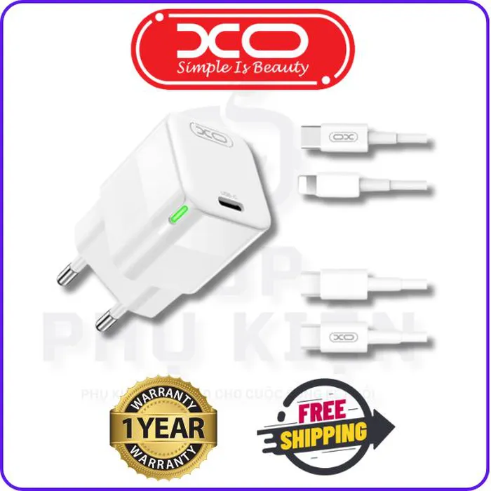 Bộ Sạc Điện Thoại XO CE06- Vua Sạc Nhanh, Chinh Phục Mọi Giới Hạn!