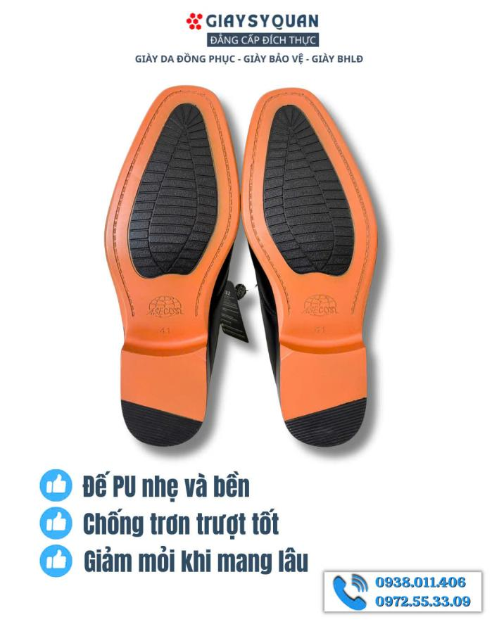Đế giày làm từ PU siêu nhẹ và chống trơn trượt tốt