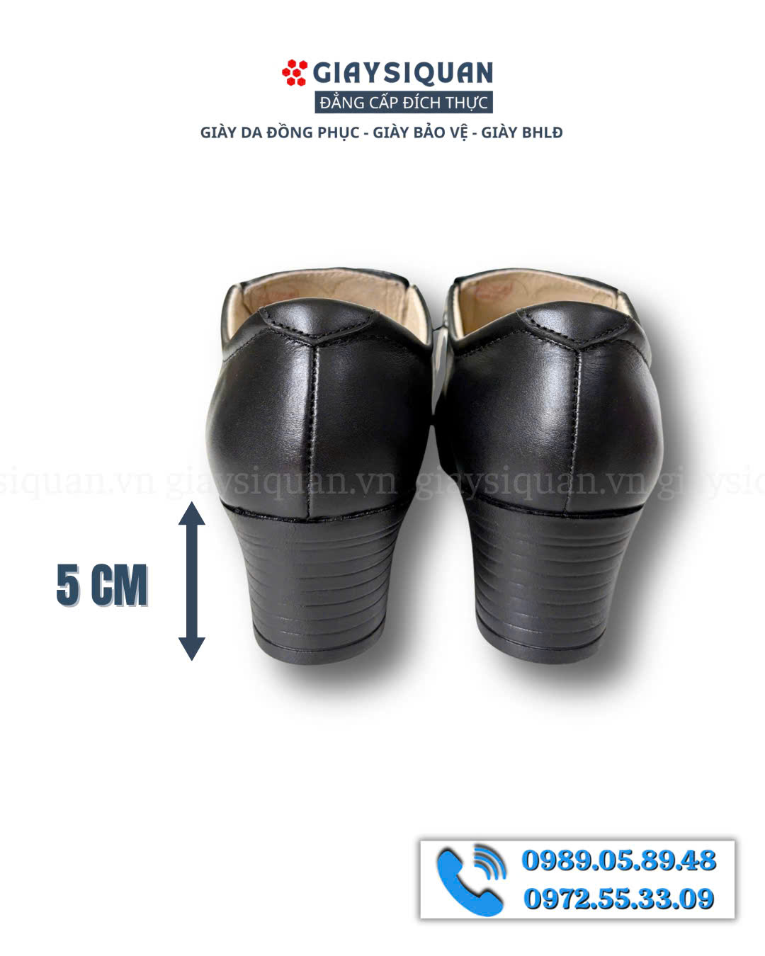 Giày Da Nữ Cao 5cm ASECO 32 – tôn dáng