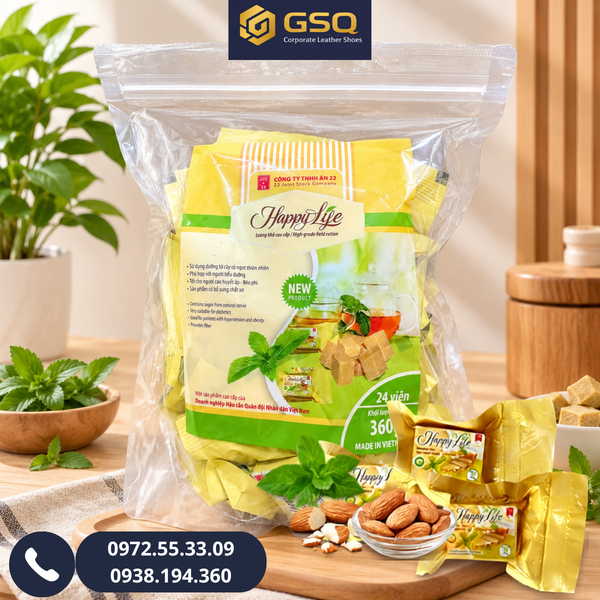 Lương Khô Ăn Kiêng Happy Life 360g – Gói 24 Viên Tiện Dụng