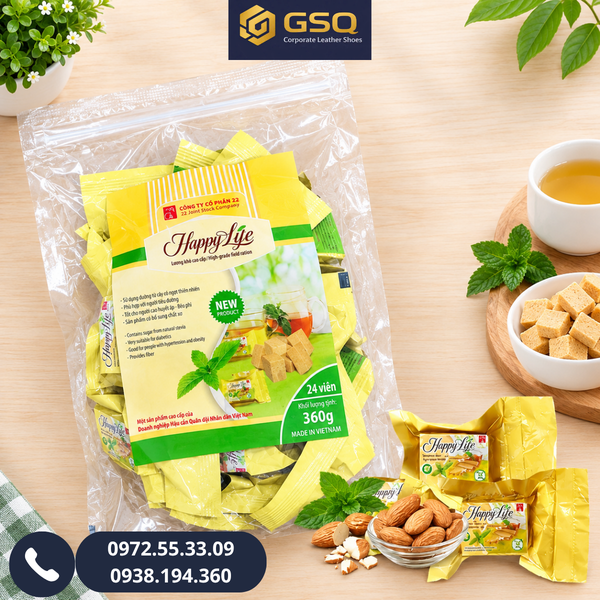 Lương Khô Ăn Kiêng Happy Life 360g – Gói 24 Viên Tiện Dụng