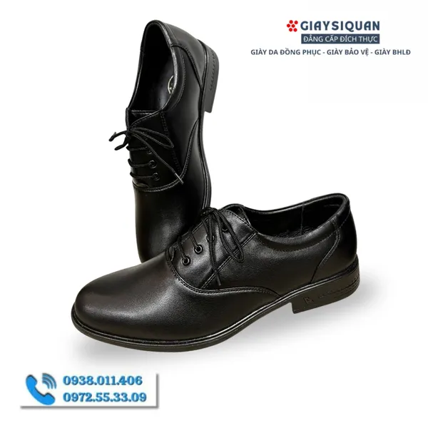 Giày Tây Nam Da Thật 407A,  Giày Công Sở Nam Đẹp , Giày Đồng Phục Nhân Viên Da Thật