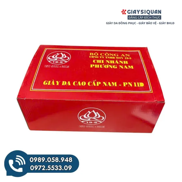 GIÀY DA NAM DÂY THẮT CỐ ĐỊNH MÃ  PN08 -CÔNG TY 19/5