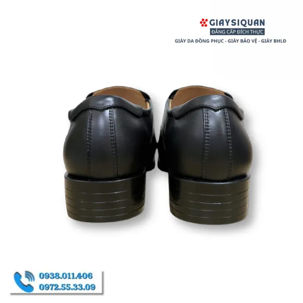 GIÀY LƯỜI DA NAM ASECO 32 714 ĐEN