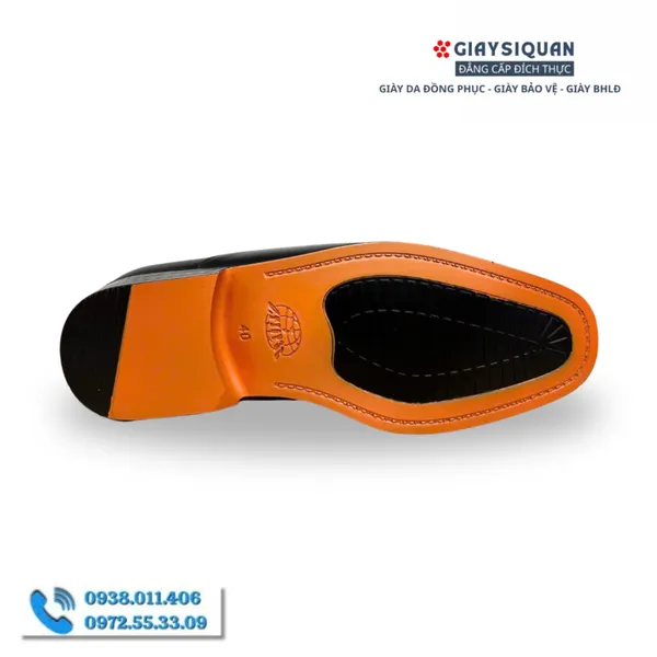 GIÀY LƯỜI DA NAM ASECO 32 714 ĐEN