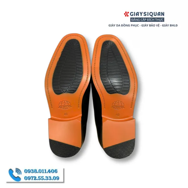 GIÀY LƯỜI DA NAM ASECO 32 714 ĐEN