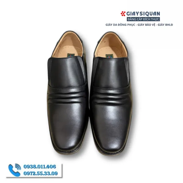 GIÀY LƯỜI DA NAM ASECO 32 714 ĐEN
