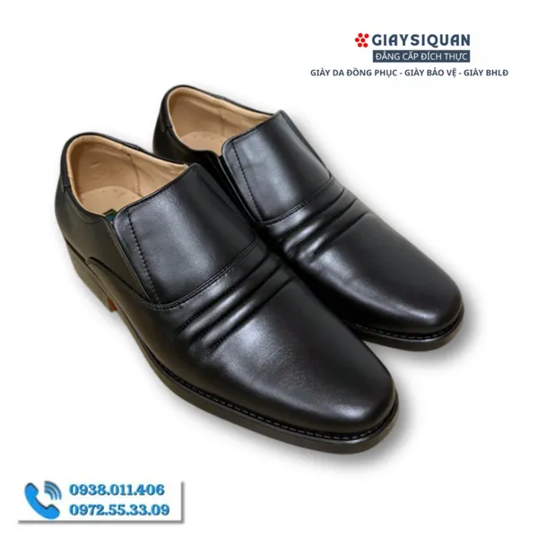 GIÀY LƯỜI DA NAM ASECO 32 714 ĐEN