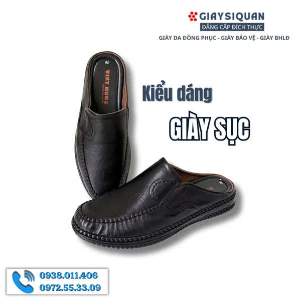 GIÀY SỤC NAM DA THẬT – SỰ KẾT HỢP GIỮA SỰ THOẢI MÁI VÀ LỊCH LÃM