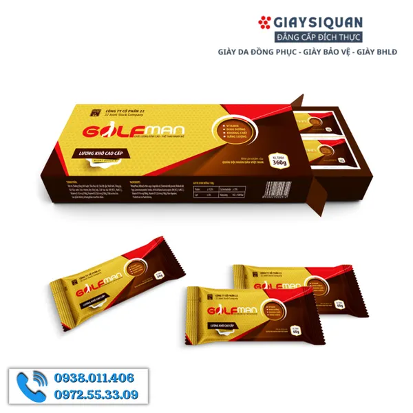 LƯƠNG KHÔ THỂ THAO GOLFMAN 420G/ HỘP