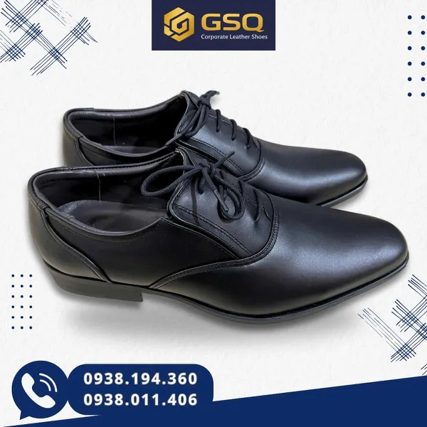 Giày Da Nam Đi Làm PN15 – Lịch Sự, Bền Đẹp, Dễ Phối Đồ Da Bò Thật, Lịch Lãm & Êm Chân