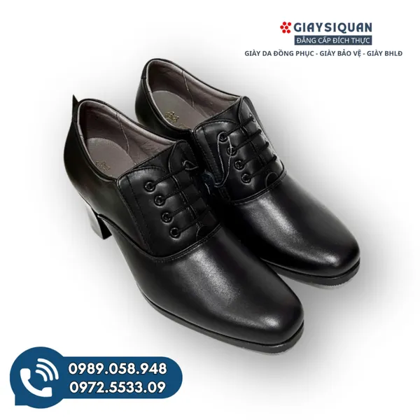 Giày Da Nữ Cao Gót Công Ty 32