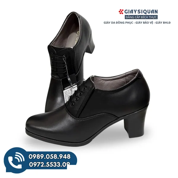 Giày Da Nữ Cao Gót Công Ty 32
