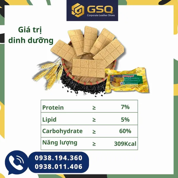 Lương Khô Hương Quê Muối Vừng Dinh Dưỡng - Hộp 700gram