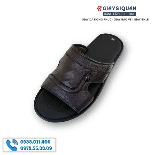 DÉP DA NAM TRUNG NIÊN, THIẾT KẾ THỜI TRANG ĐẸP MẮT, ĐẾ CAO SU CHẮC CHẮN, HỖ TRỢ CHỐNG TRƯỢT HIỆU QUẢ