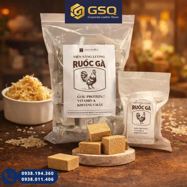 Viên Năng Lượng Ruốc Gà Giàu Protein, Vitamin & Khoáng Chất