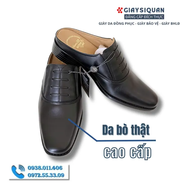 Giày Da Không Bao Gót Nam Mã 1061