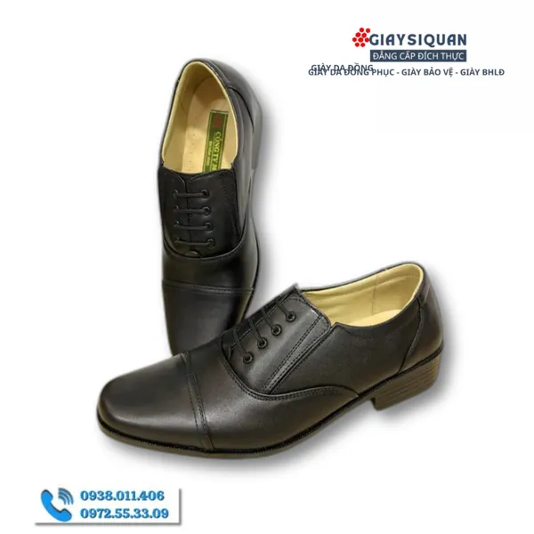 GIÀY DA NAM ĐỒNG PHỤC CÔNG TY, GIÀY TÂY CHO NHÂN VIÊN BẢO VỆ VỆ SĨ MÃ 302