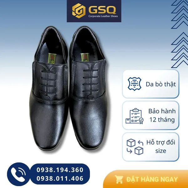 GIÀY DA NAM 406 – DA CHẤT LƯỢNG, ĐẾ CAO SU MAY ĐẾ – ÊM CHÂN, THIẾT KẾ CHẮC CHẮN