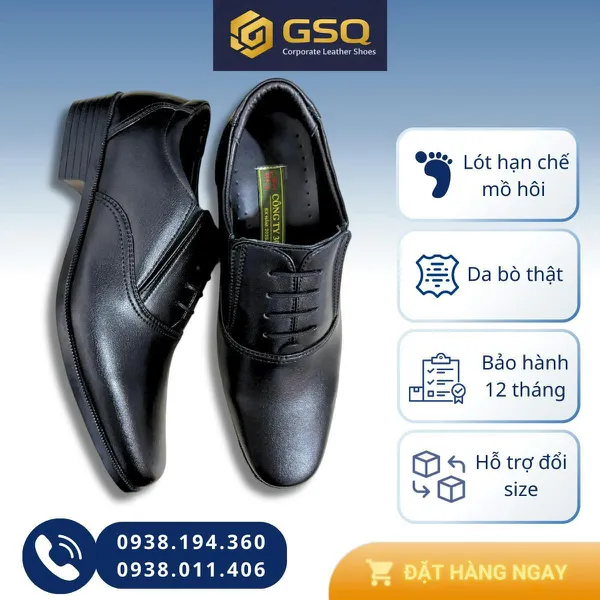 GIÀY DA NAM 406 – DA CHẤT LƯỢNG, ĐẾ CAO SU MAY ĐẾ – ÊM CHÂN, THIẾT KẾ CHẮC CHẮN