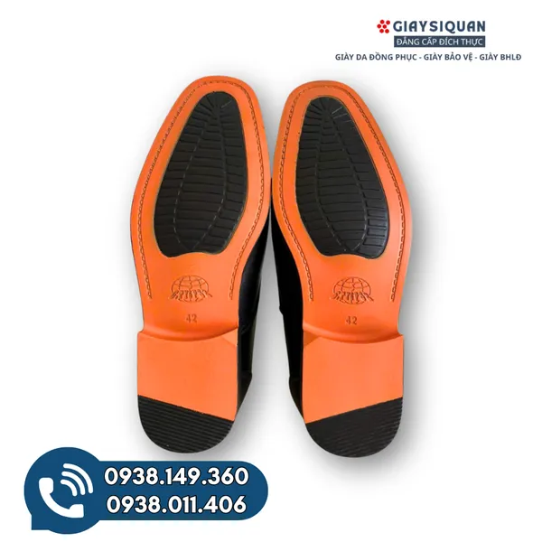 GIÀY TÂY LƯỜI NAM DA BÒ - GIÀY DA NAM CÔNG SỞ ĐẾ PU CHỐNG MÀI MÒN TỐT MÀU NÂU KIỂU DÁNG ÔM CHÂN CHUẨN MŨI TRÒN MÃ 714