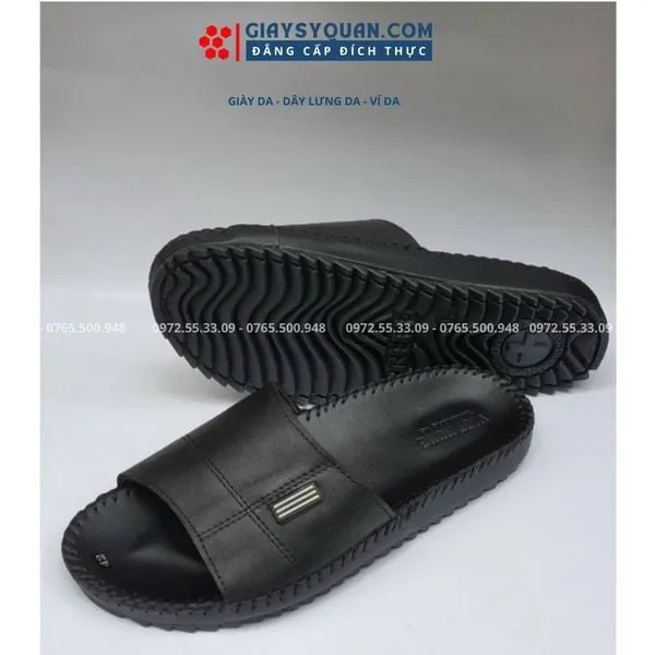 DÉP DA BÒ NAM QUAI NGANG PHONG CÁCH TRẺ TRUNG MÃ 102