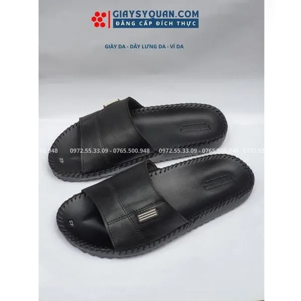 DÉP DA BÒ NAM QUAI NGANG PHONG CÁCH TRẺ TRUNG MÃ 102