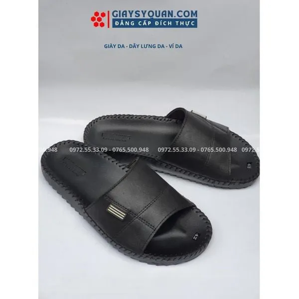 DÉP DA BÒ NAM QUAI NGANG PHONG CÁCH TRẺ TRUNG MÃ 102