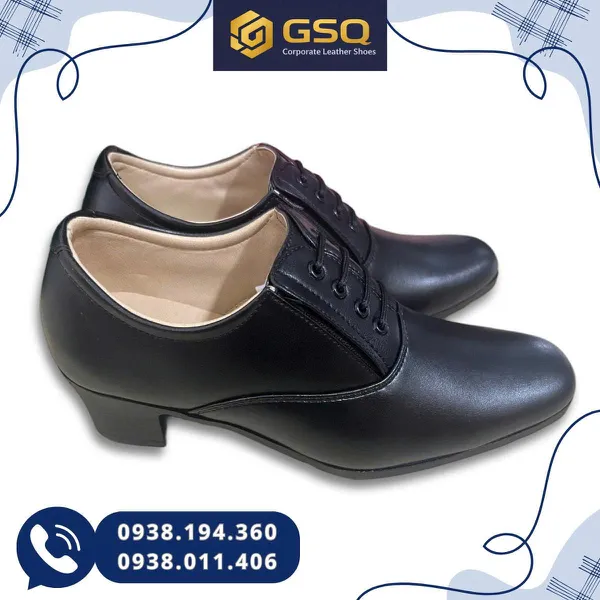 Giày Nữ Công Sở ASECO 32 Cao Gót 5cm – Kín Mũi, Êm Chân