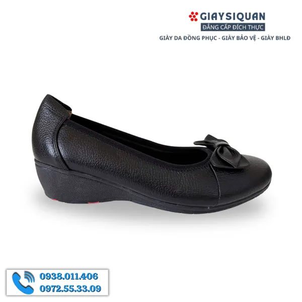 Giày Búp Bê Đế Xuồng Cao 4cm – Giày Đồng Phục Khách Sạn, Nhà Hàng Thanh Lịch, Êm Chân