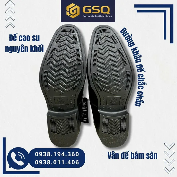 Giày Da Nam Aseco 32 Mã 608 – Kiểu Dáng Sỹ Quan Cấp Tá, Có Size Ngoại Cỡ 45-46