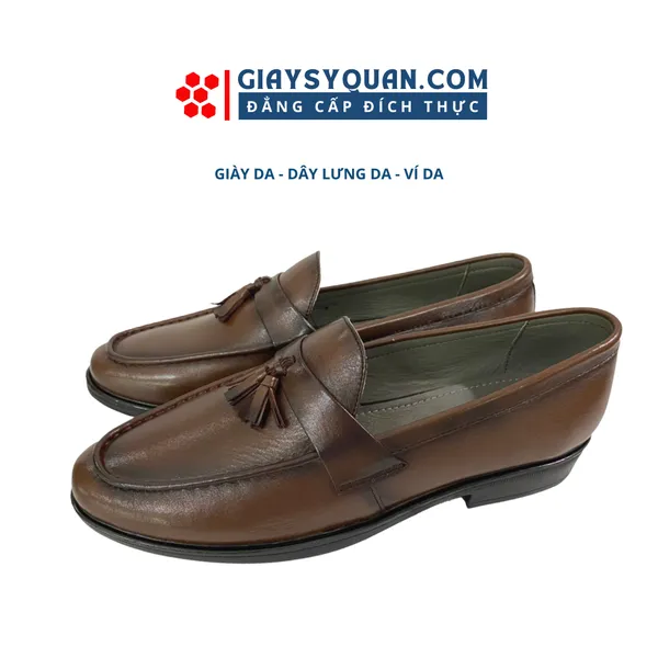 GIÀY LƯỜI NAM DA BÒ MÃ 272