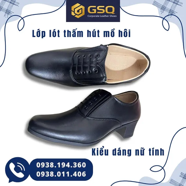Giày Nữ Công Sở ASECO 32 Cao Gót 5cm – Kín Mũi, Êm Chân