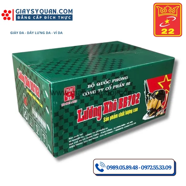 LƯƠNG KHÔ BB702 - CÔNG TY 22 - 700 G