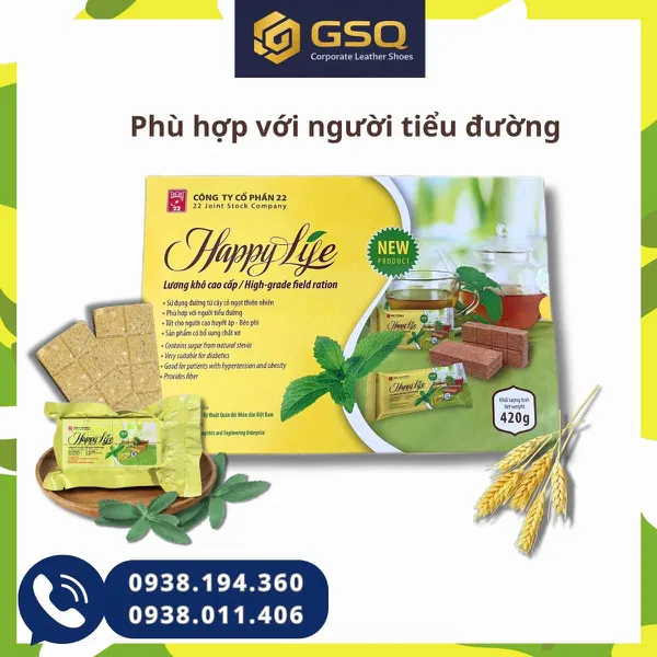 LƯƠNG KHÔ ĂN KIÊNG HAPPY LIFE (TIỂU ĐƯỜNG, CAO HUYẾT ÁP, BÉO PHÌ, TIM MẠCH)