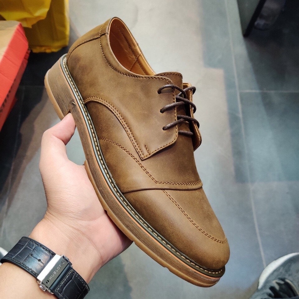 Giày Da Bò  D26 - Nâu