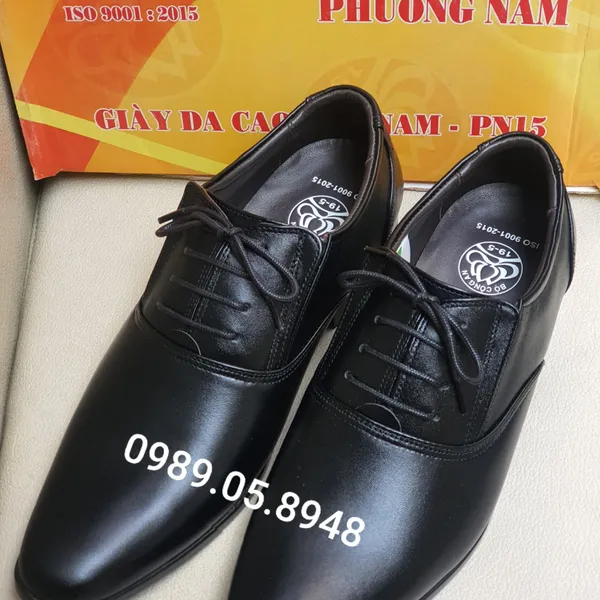 Giày Da Nam PN15 - Công Ty 19/5 BCA