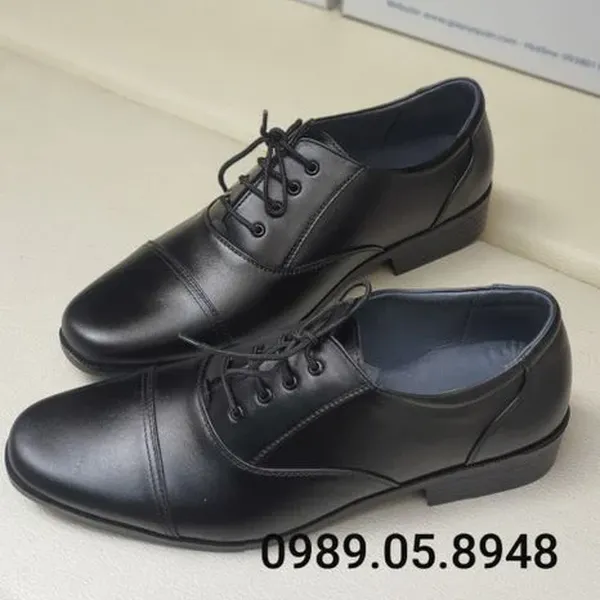 Giày Da bảo vệ vệ sĩ an ninh, giày da đồng phục nhân viên