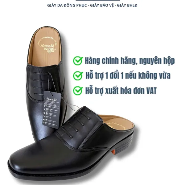 Phong Cách Tối Giản Cùng Giày Sục Nam Da Thật ASECO 32 1061