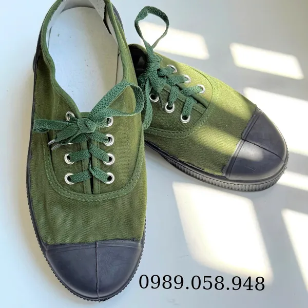 Giày Vải Bộ Đội Thấp Cổ Công Ty 32
