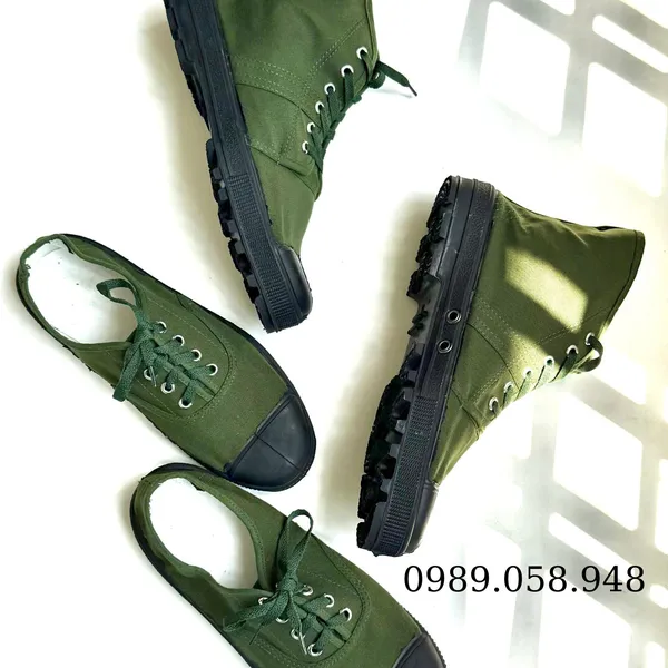 Giày Vải Bộ Đội Thấp Cổ Công Ty 32