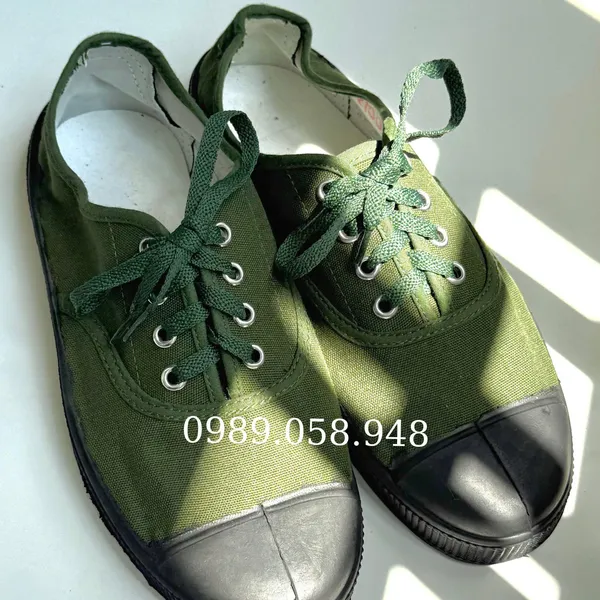 Giày Vải Bộ Đội Thấp Cổ Công Ty 32