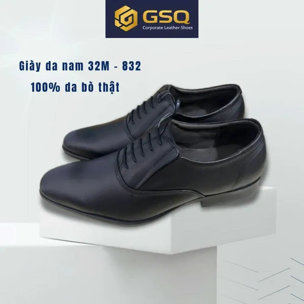 Giày Da Nam 32M-832 – Da Bò Thật 100%, Lịch Lãm Chuẩn Doanh Nhân