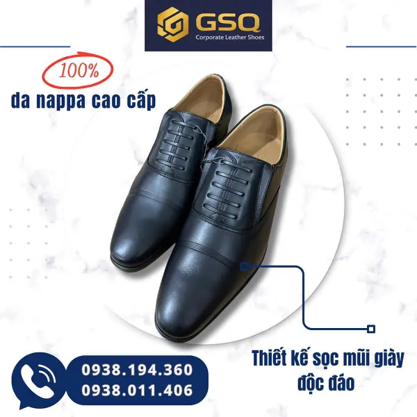 Giày Tây Nam Da Bò Cao Cấp Aseco 32M–154 Lịch Lãm, Êm Chân, Bền Bỉ Theo Thời Gian