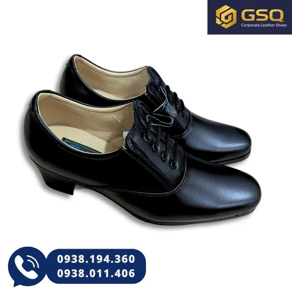 Giày Da Nữ Cao 5cm ASECO 32 Mã 607 – Thanh Lịch, Bền Đẹp, Chuẩn Phong Cách Công Sở