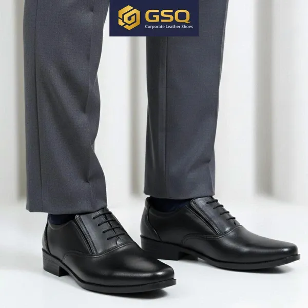 GIÀY DA NAM 406 – DA CHẤT LƯỢNG, ĐẾ CAO SU MAY ĐẾ – ÊM CHÂN, THIẾT KẾ CHẮC CHẮN