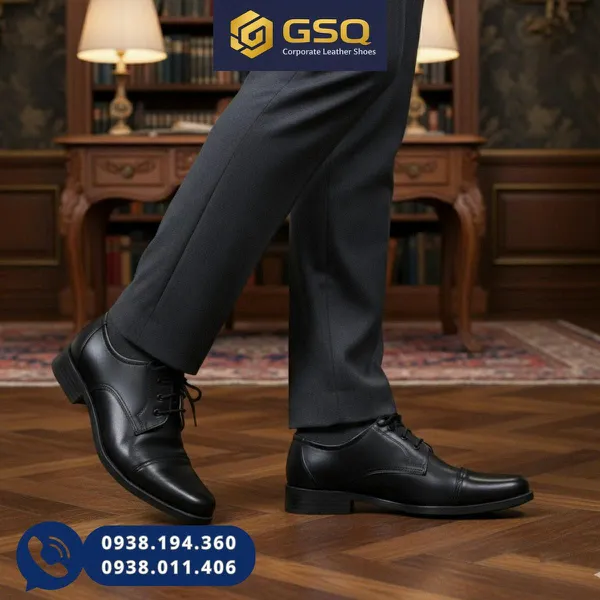 Giày Kiểu Úy Quân Đội ASECO 32 – Mã 05M – Giày Da Nam Công Sở Bền Chắc, Sang Trọng, Lịch Thiệp