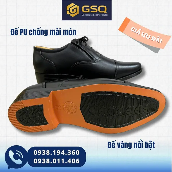 Giày Da Nam Cao Cấp PN11 – Giày Chính Hãng Công Ty Phương Nam 19/5