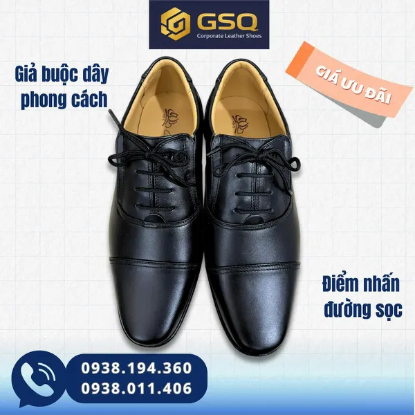 Giày Da Nam Cao Cấp PN11 – Giày Chính Hãng Công Ty Phương Nam 19/5